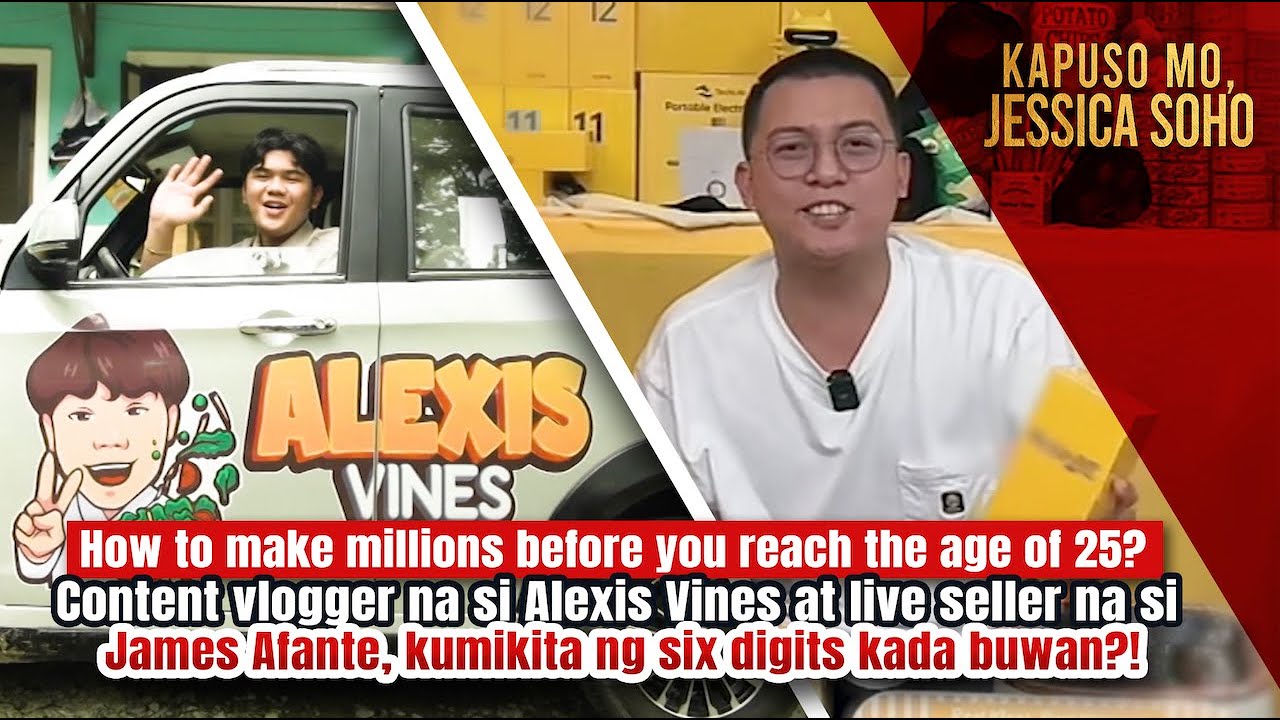 Alexis Vines at James Afante, kumikita ng six digits kada buwan?! | Kapuso Mo, Jessica Soho