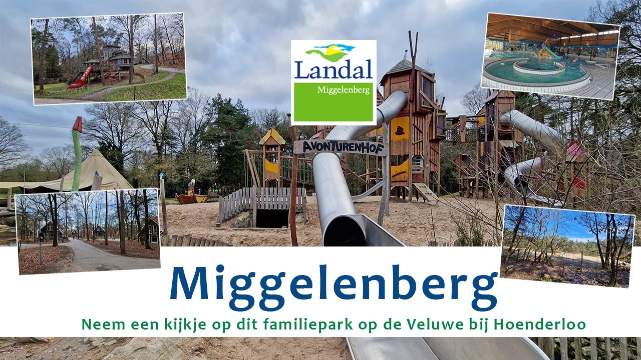 Landal Miggelenberg vakantiepark in Hoenderloo  Avonturenhof zwembad boomhut NL 4k