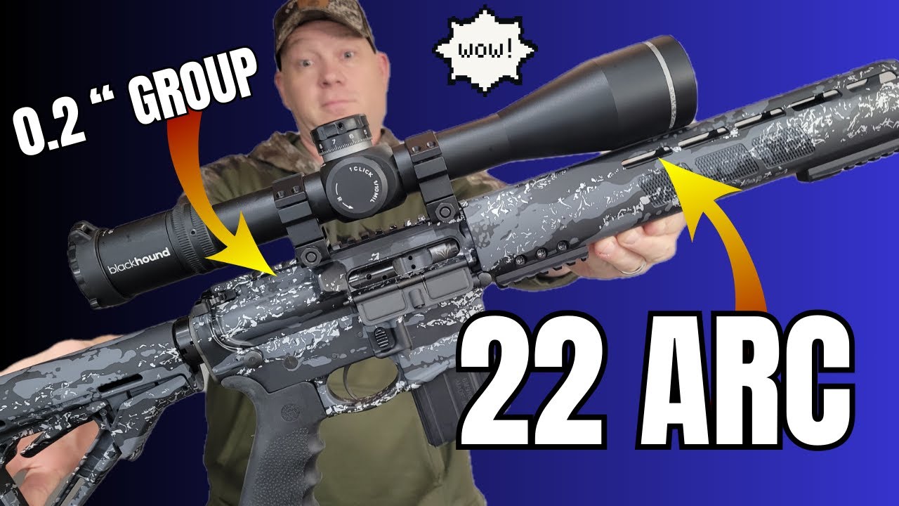 INSANE Groups With This New Rifle... [Brenton USA 22 ARC]
