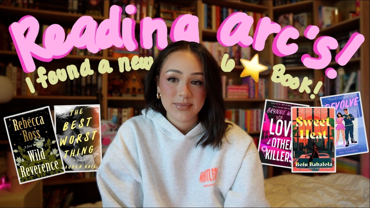 reading highly anticipated arcs! 📖 cozy fall reading vlog + finding a new 6 ⭐️ book!