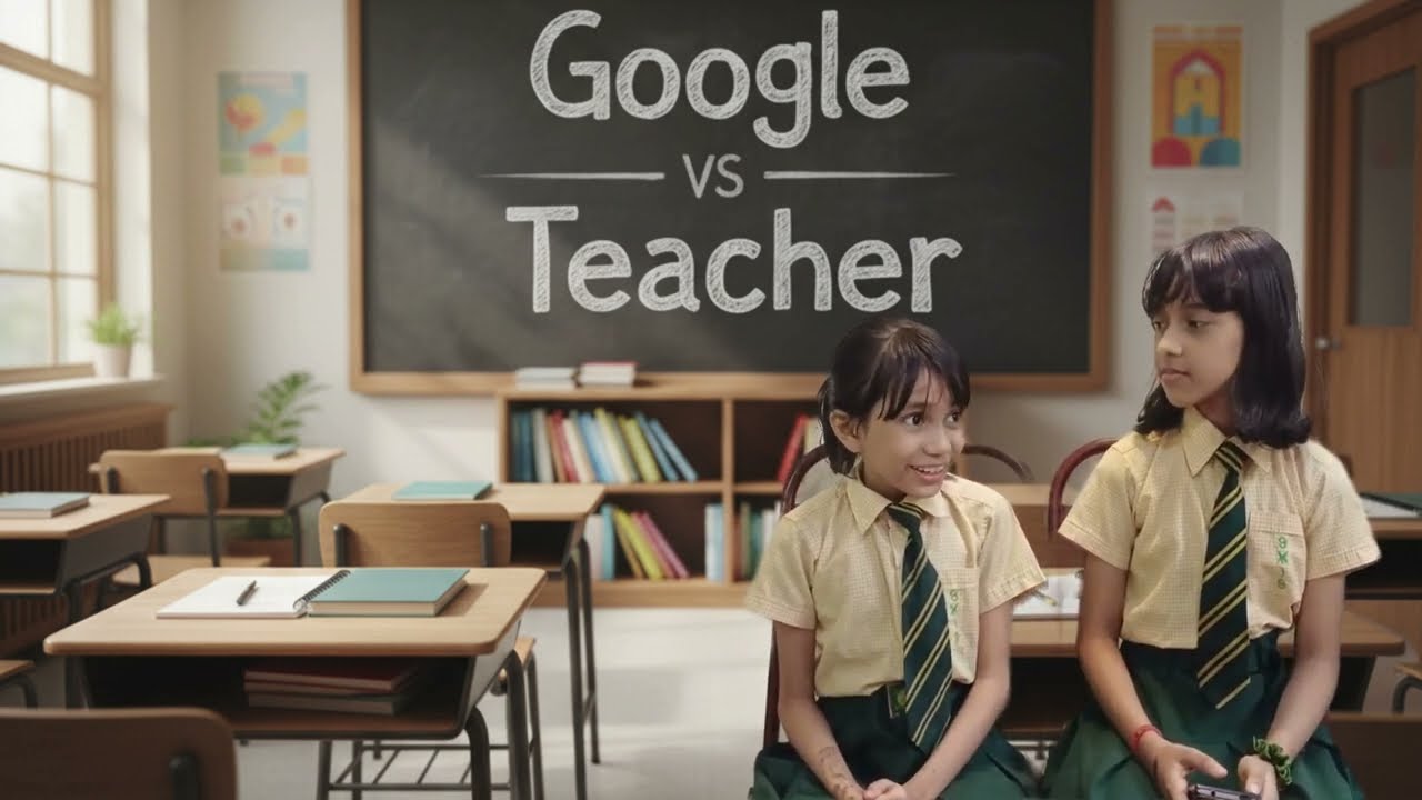 Google vs Teacher | Funny Teachers Day Skit + Heartfelt Poem |  #HappyTeachersDay #TeachersDay2025