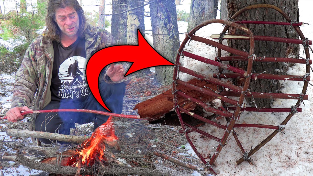 Building Primitive SNOWSHOES for Deep Snow