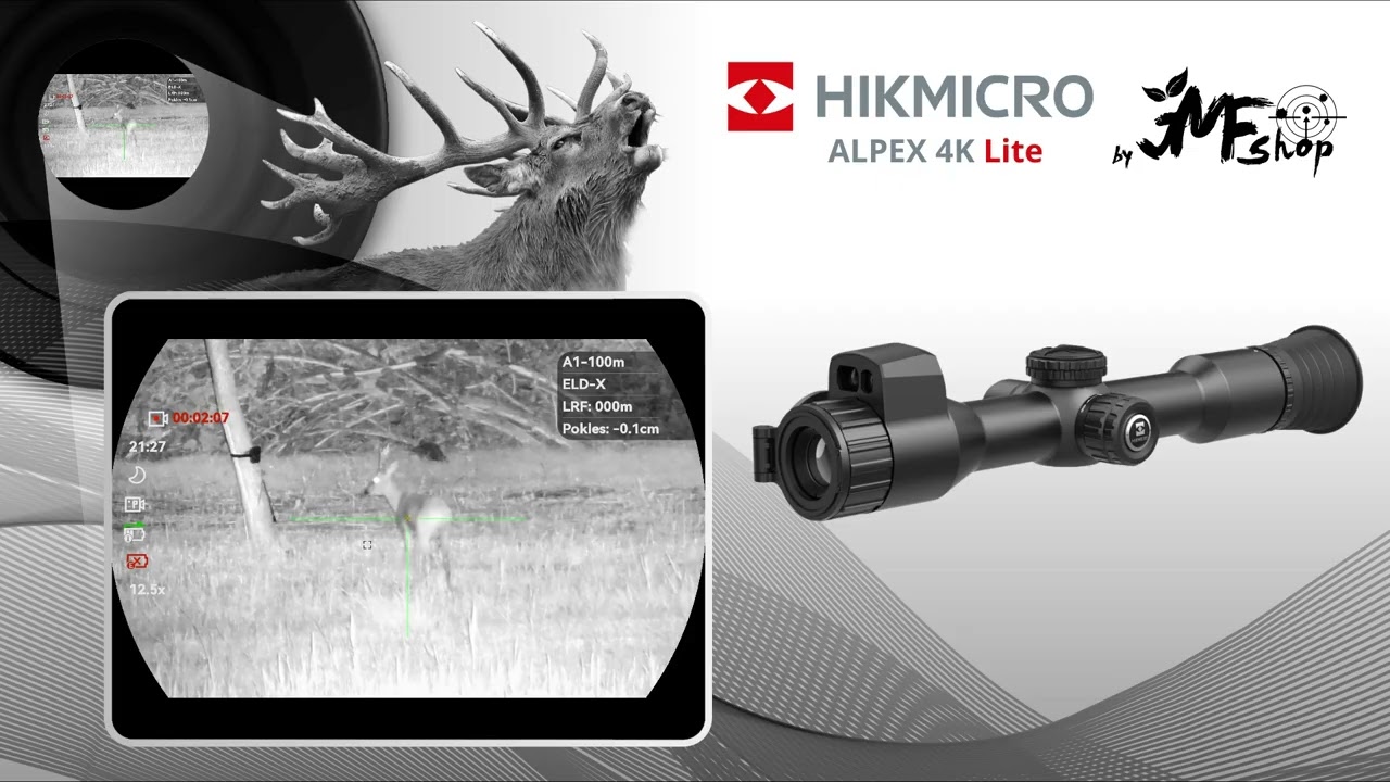 HIKMICRO ALPEX 4K Lite A40EL - IR laser 940nm