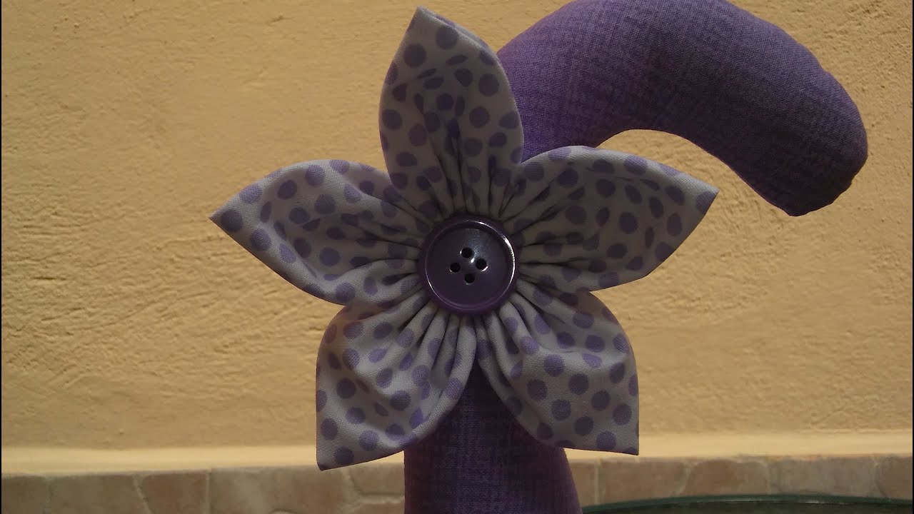 Come fare un fiore di stoffa Tutorial
