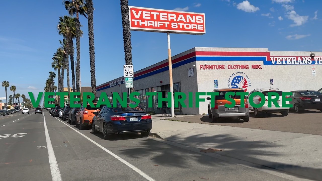 DRIVING, TO VETERANS THRIFT STORE.