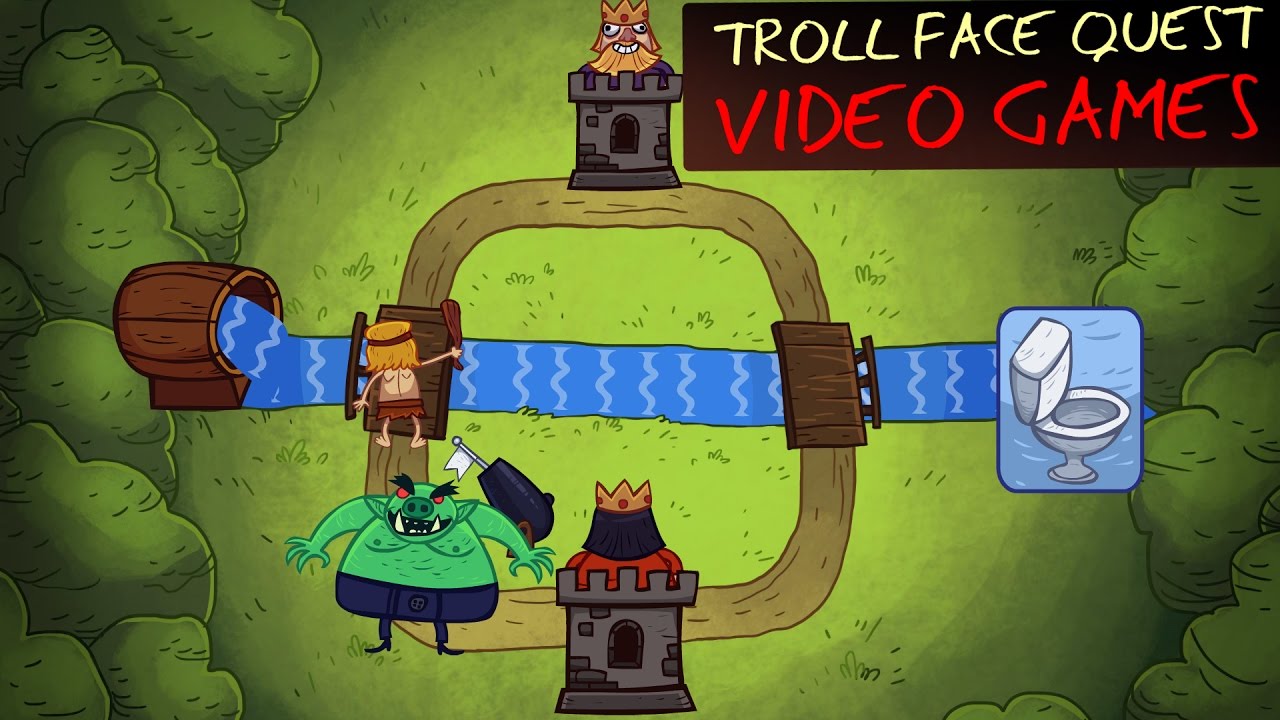 Kunci Jawaban /Pemecahan Troll Face Quest Video Games all Level 1~32 Walkthrough