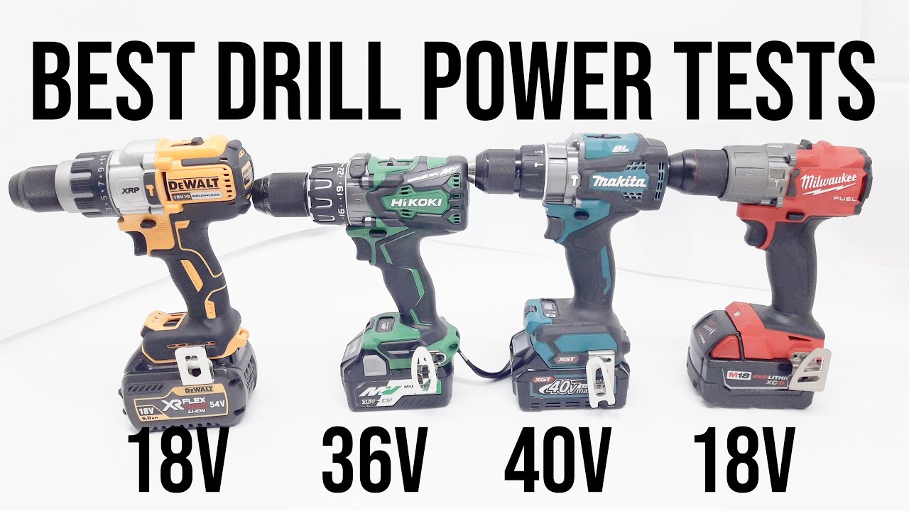 4 лучших аккумуляторных перфоратора | ТЕСТЫ МОЩНОСТИ DeWalt 18 В, HiKoki 36 В, Makita 40 В и Milw...