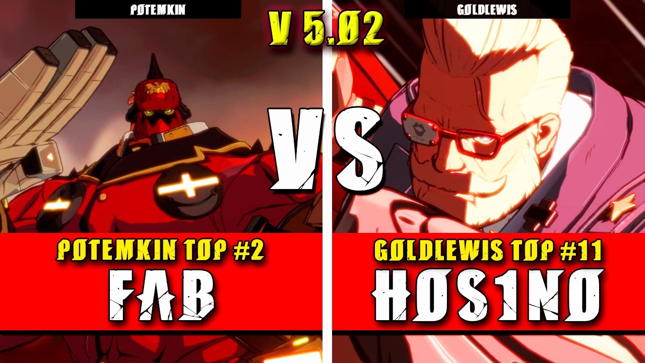 GGST | FAB (Potemkin) VS HOS1NO (Goldlewis) | Guilty Gear Strive High level gameplay
