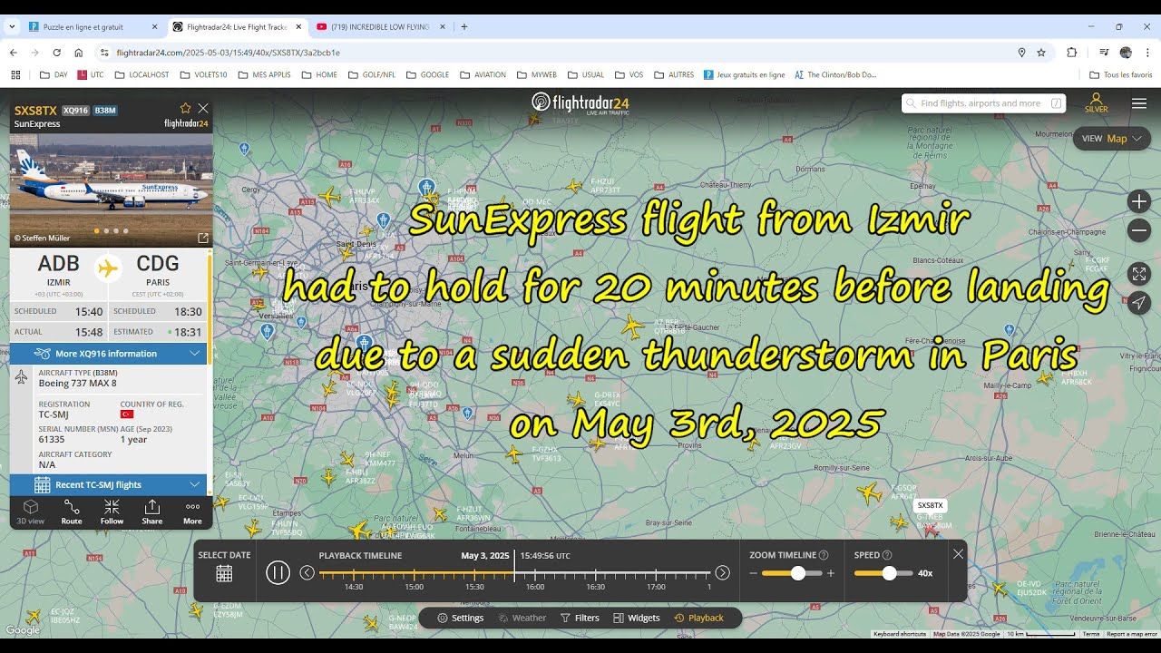 SUNEXPRESS HOLDS BEFORE LANDING