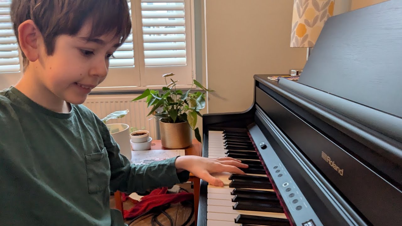 Improvising on the piano! 