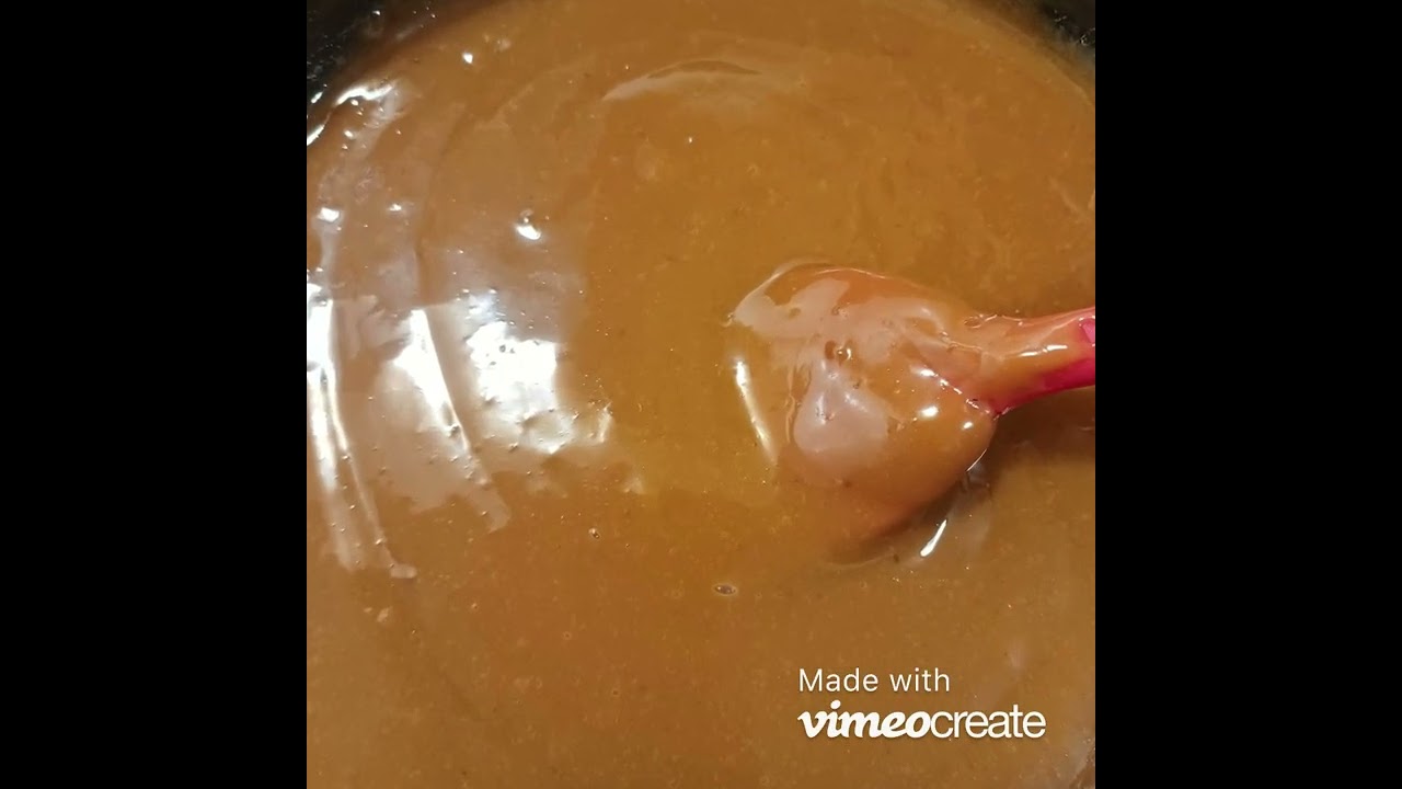 Caramel made from fat free condensed milk #eaglebrand #borden #caramel
