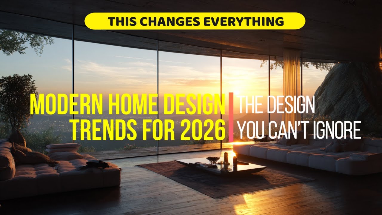 Modern Home Design Trends for 2026 You Can’t Ignore