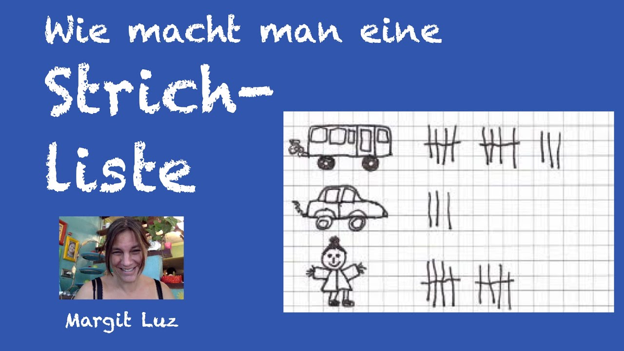 MATHE: Wie macht man eine Strichliste?