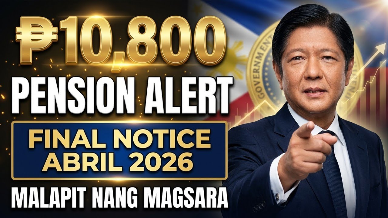 FINAL NOTICE! Abril 2026 SSS at GSIS &mdash; ₱10,800 Pension Window Malapit Nang Magsara 