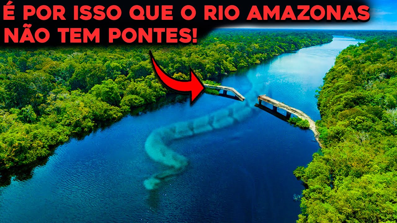 POR QUE O RIO AMAZONAS NÃO TEM NENHUMA PONTE?