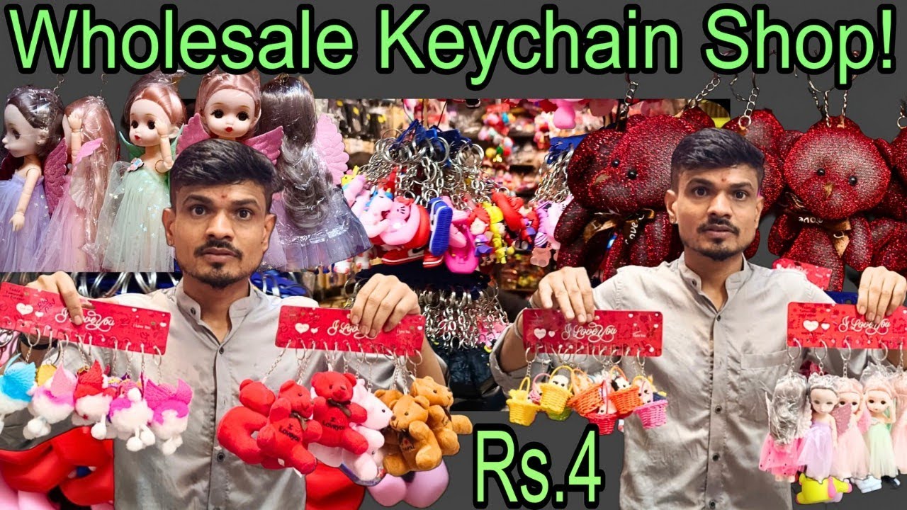 ஏங்க Rs.4-ல் இருந்து Key Chain கிடைக்குது👉 “Wholesale Key Chain  in Sowcarpet | MY FASHION Chennai”