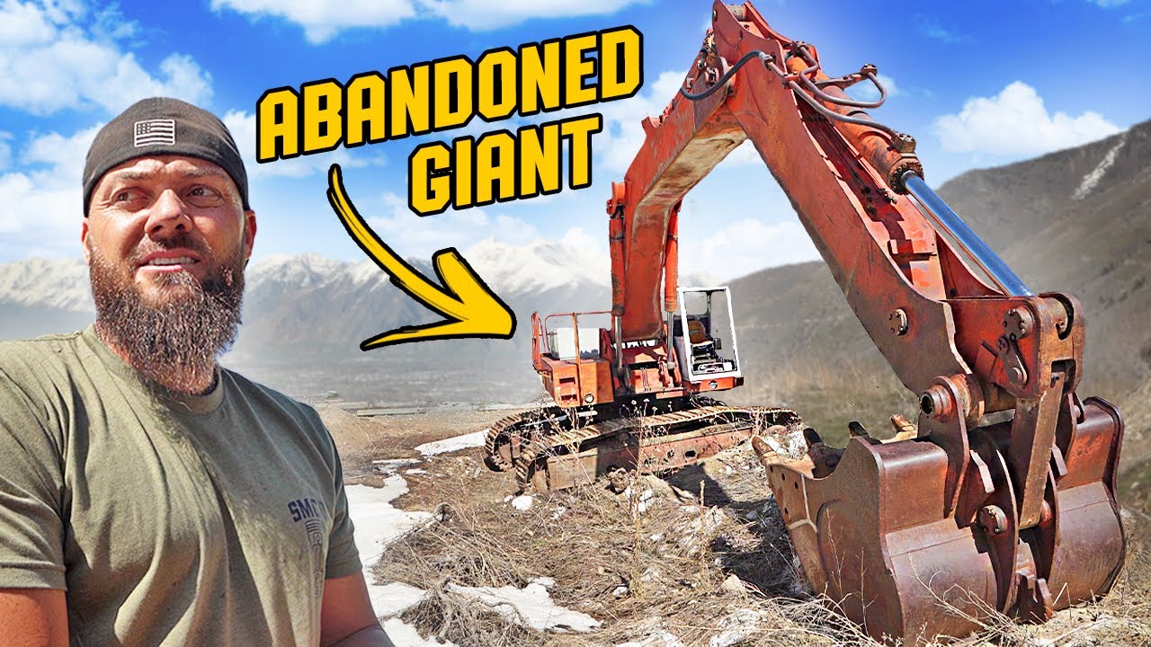 If We Can Get This Giant Abandoned Excavator Started We Can KEEP It!
