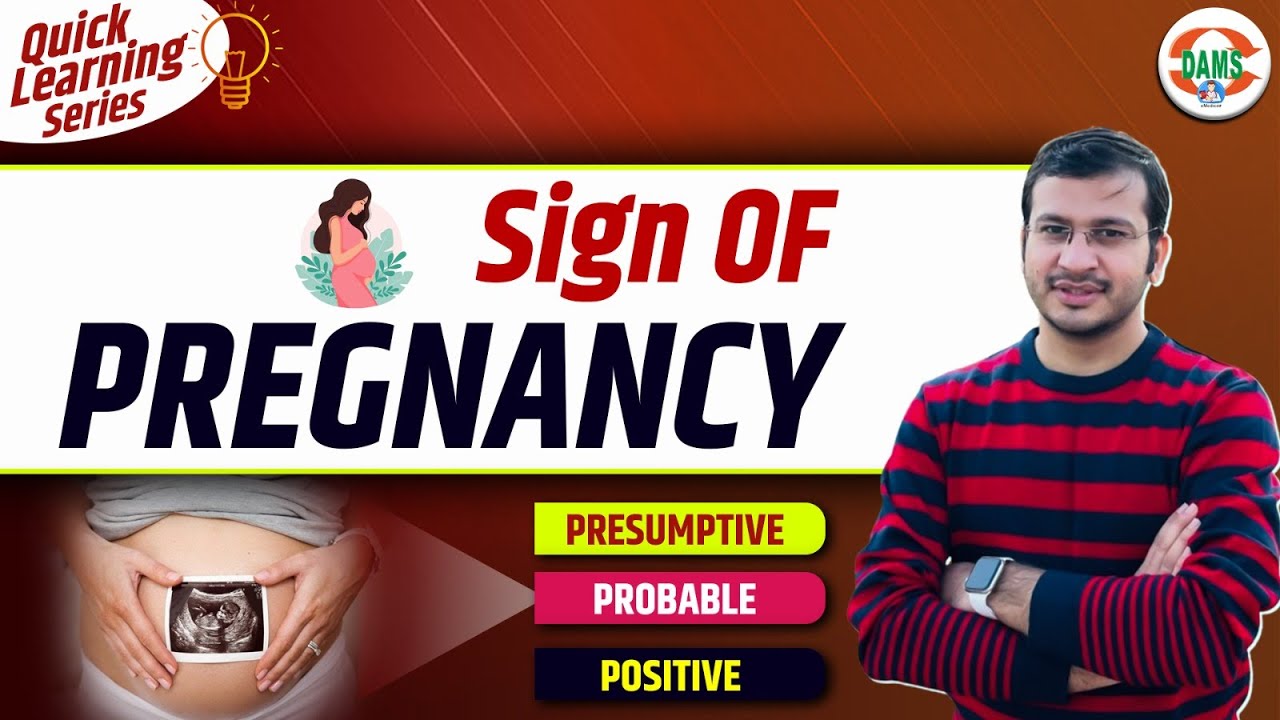 Sign of Pregnancy Explained | Quick Learning Series by Siddharth Sir | DAMS Nursing