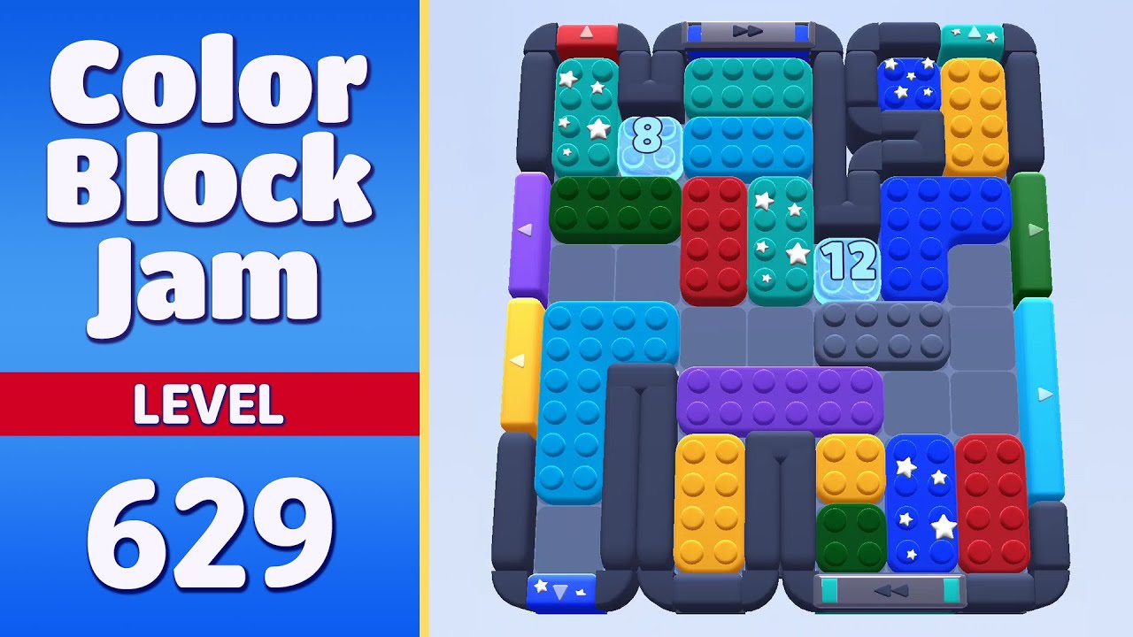 Color Block Jam Level 629 | Every Puzzle Solved! 🎯