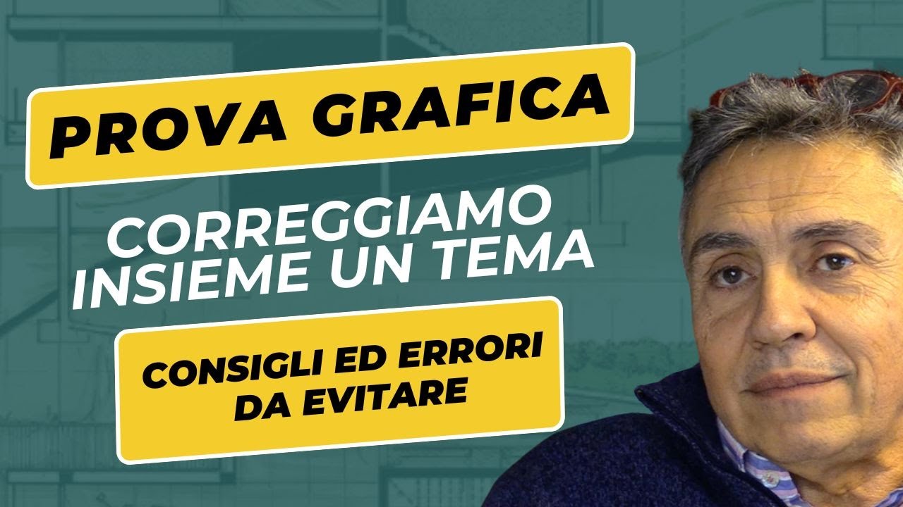 Prova Grafica Esame di Stato Architettura: correzione di un tema