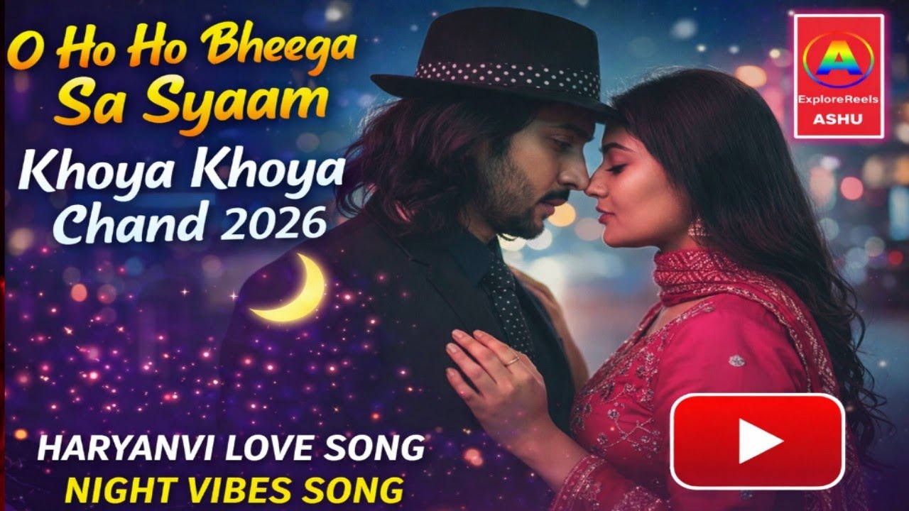 O Ho Ho Bheega Sa Syaam | Khoya Khoya Chand 🌙 Haryanvi Romantic Love Song 2026 | Night Vibes Song