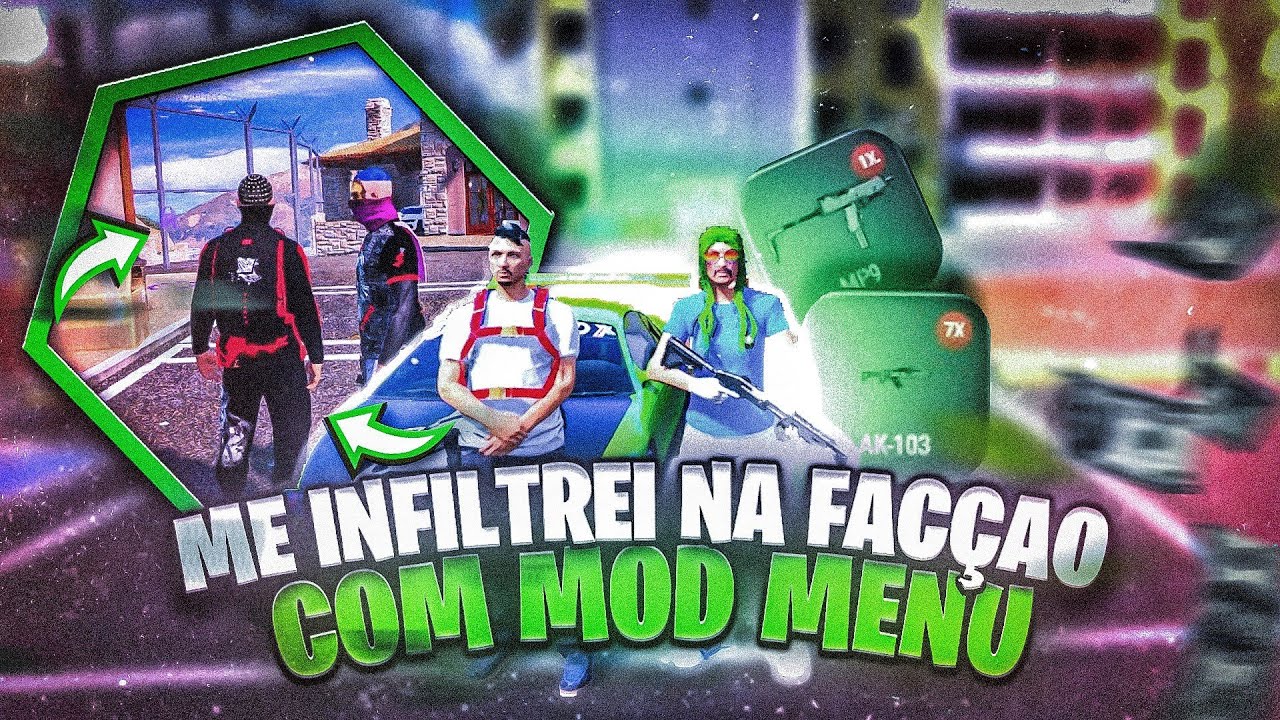 DOMINEI UMA FAC INTEIRA INFILTRADO USANDO MOD MENU GTA RP