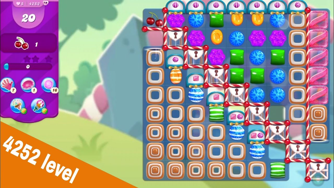 New features update Sugar Coat Candy || Candy crush Saga level 4252 || collect 1 ingredient ||