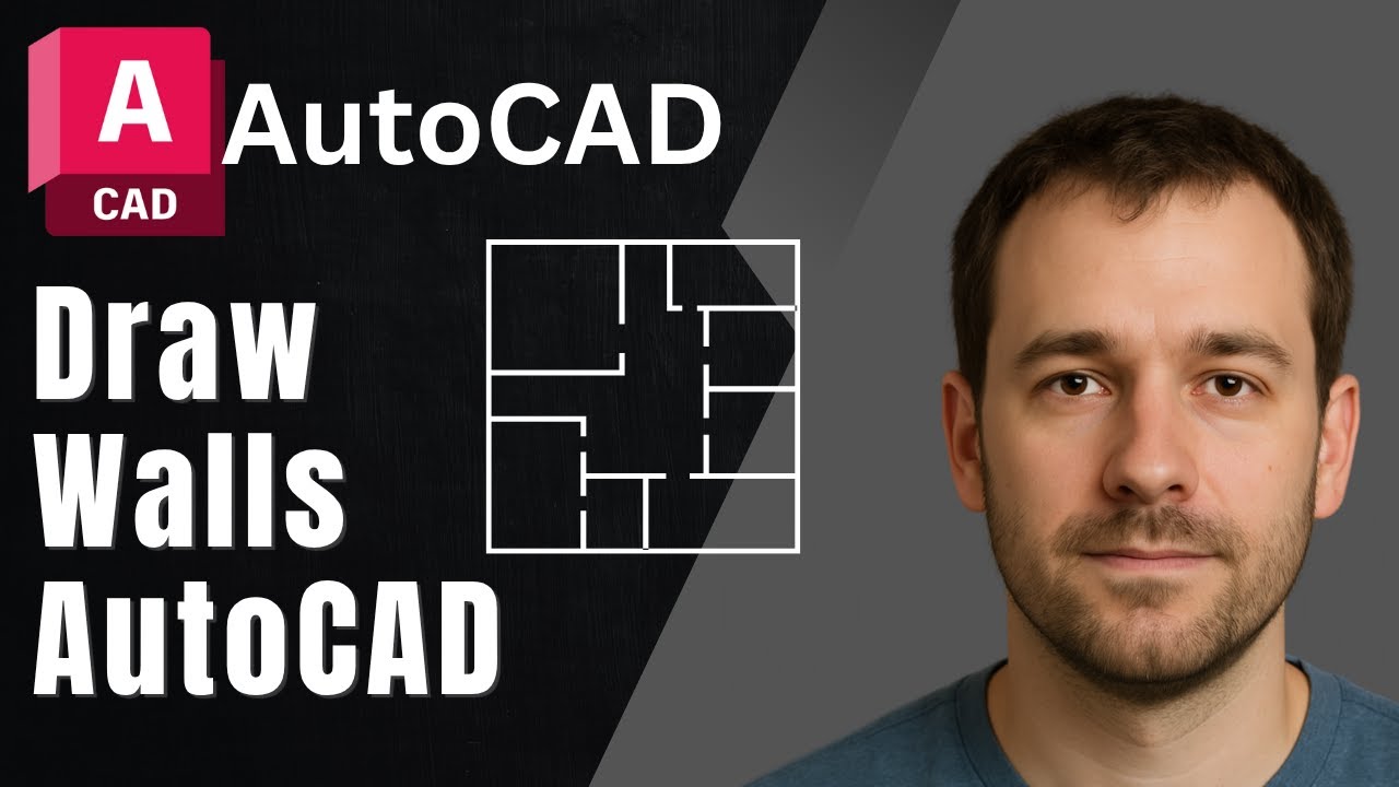 Как сделать стены в AutoCAD (урок для начинающих 2025)
