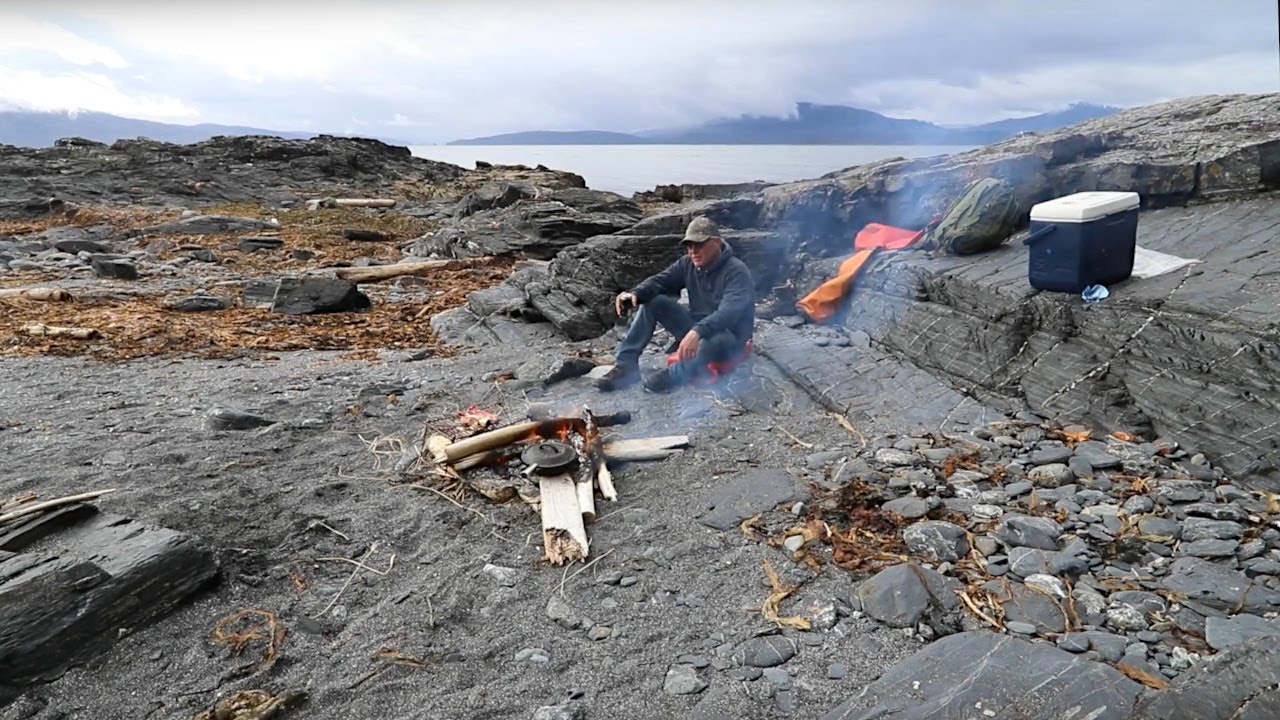 Kodiak Sockeye Fishing and Campfire Cooking on a Remote Island