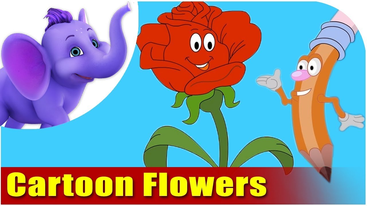 Learn How to Draw Cartoon Flowers - The Fun and Easy way! (Vol-1)