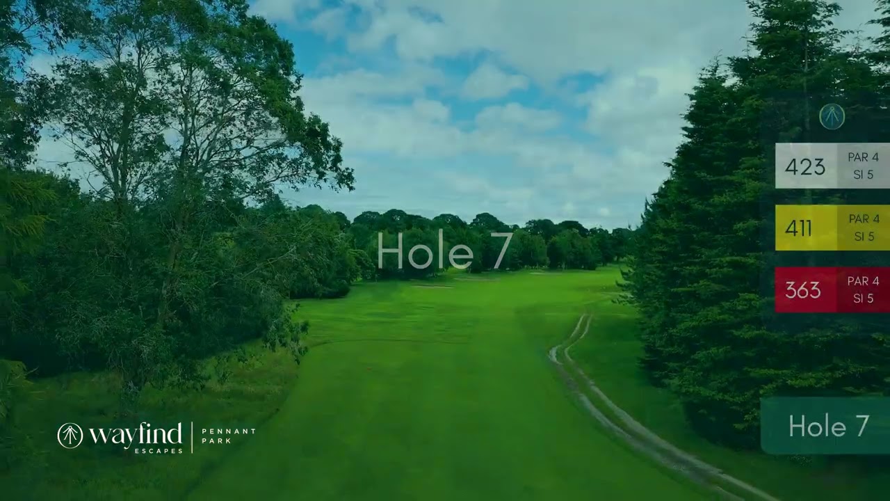 Pennant Park Golf Club, Holywell, North Wales - 18-hole Flyover
