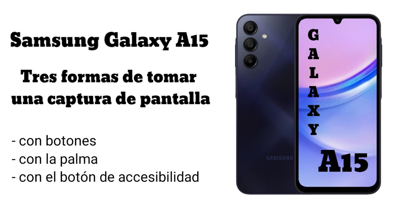 Samsung Galaxy A15 три способа сделать снимок экрана