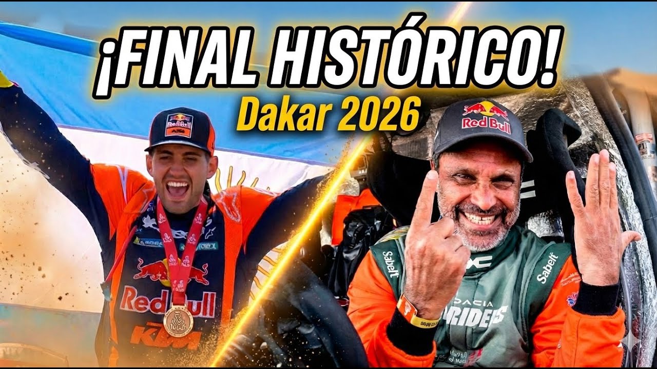 Dakar 2026: Benavides campeón por 2 segundos y Al-Attiyah conquista su sexto título