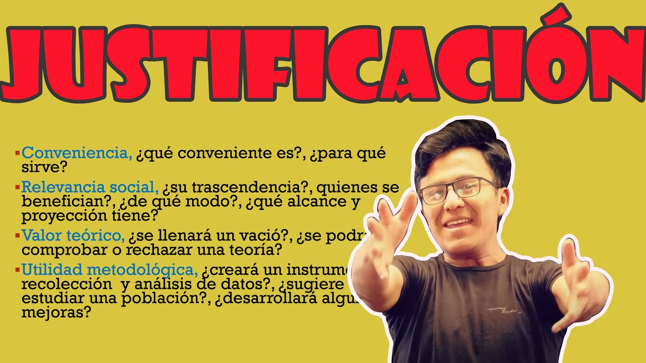 Cómo redactar una justificación en una investigación, tesis, tesina y monografía📗 📘 📙