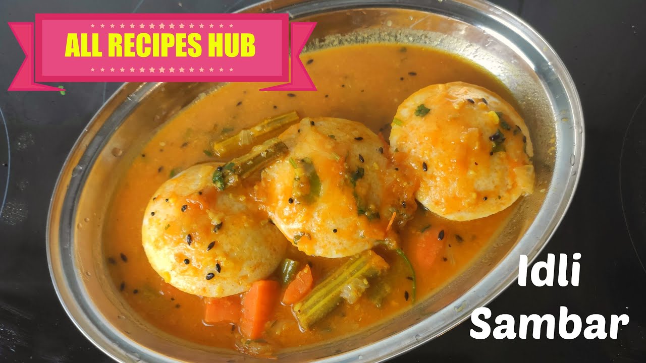 idli sambar | hotel style idli sambar | tiffin sambar - All Recipes Hub