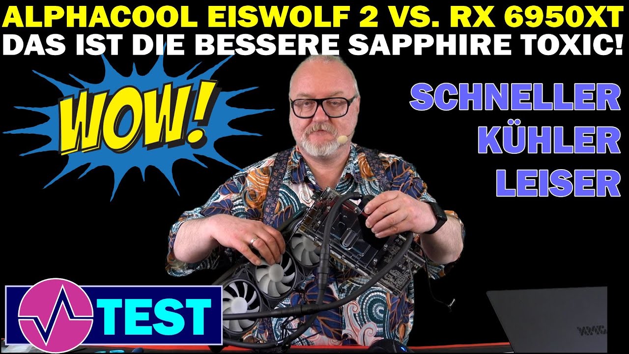 Alphacool Eiswolf 2 auf der Sapphire RX 6950XT Nitro+ Pure - Die bessere wassergekühlte Toxic!