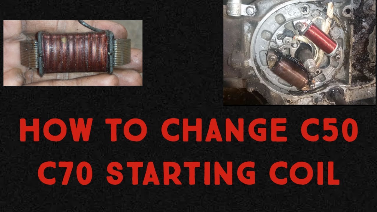 How to change c50 c70 starting coil///javed autos