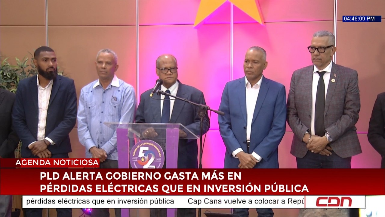 PLD alerta gobierno gasta más en pérdidas eléctricas que en inversión pública