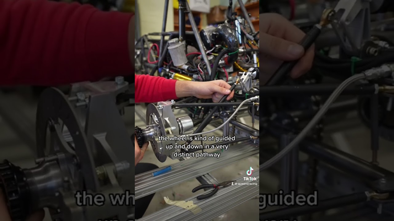 Suspension of a Formula SAE car 🤯 #engineering #formulastudent #formula1 #queensuniversity