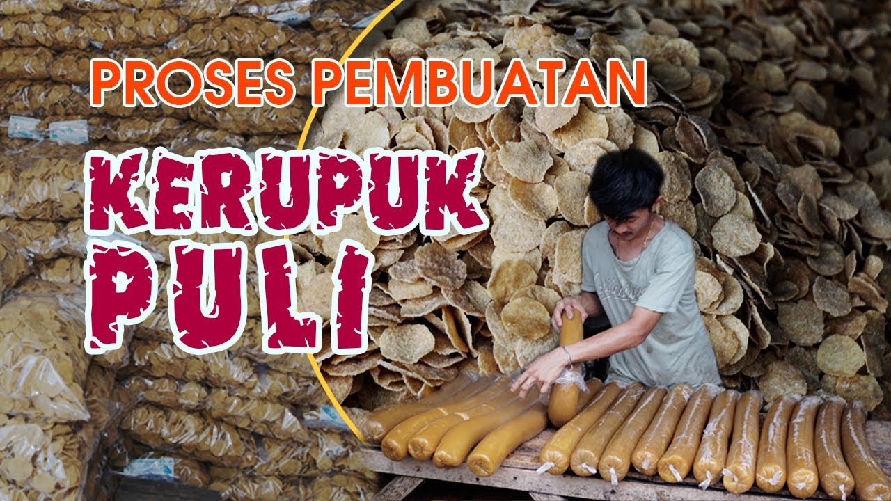 Kerupuk puli tepung sangat diminati pasar I Proses Pembuatanya @BangDay