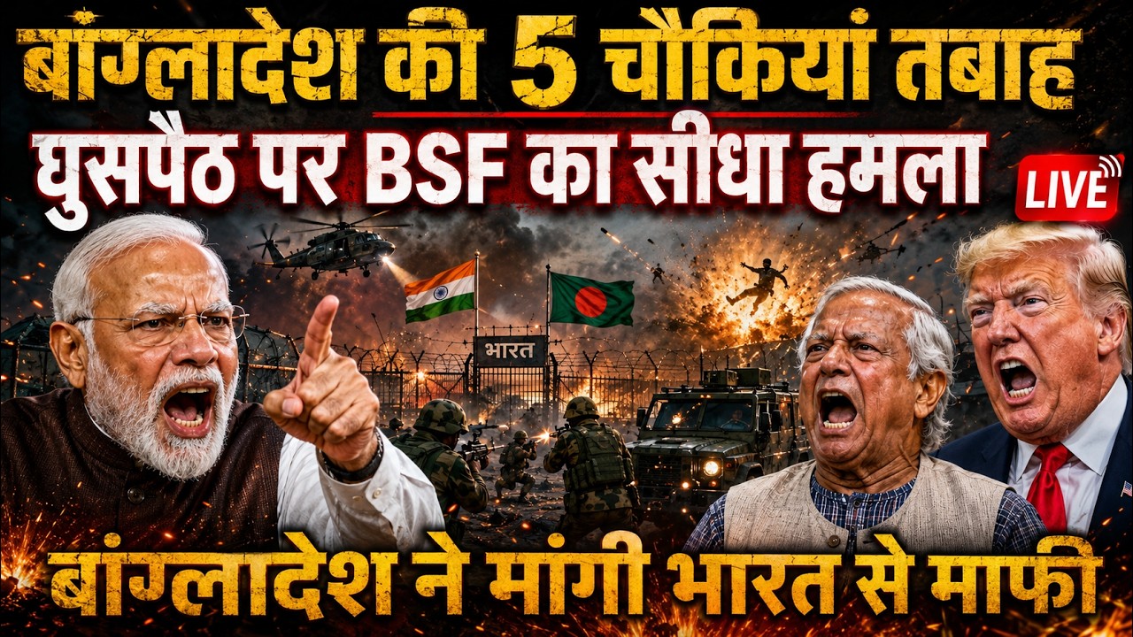 India-Bangladesh Border Crisis 2026: BSF Action, Infiltration Claims & Big UN Debate Explained