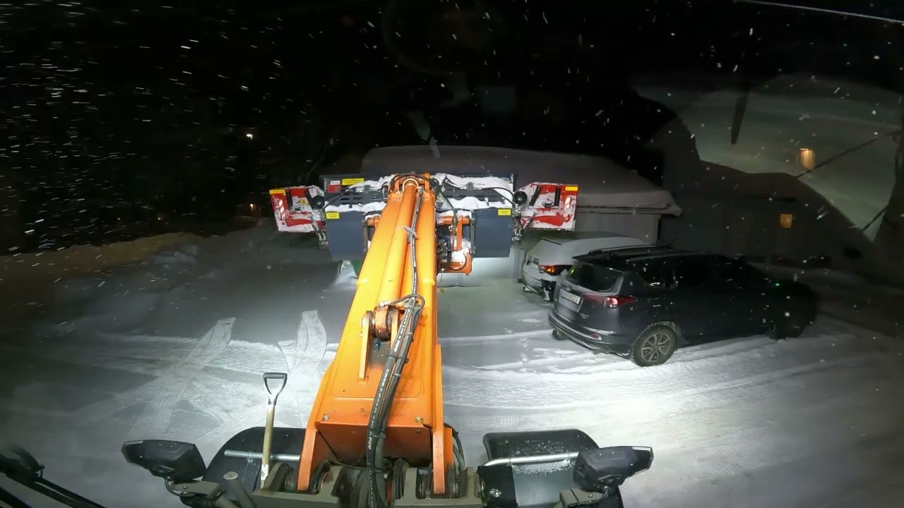 Lördagsmys med snösväng Weycor AR480T, Siljum multiskopa.