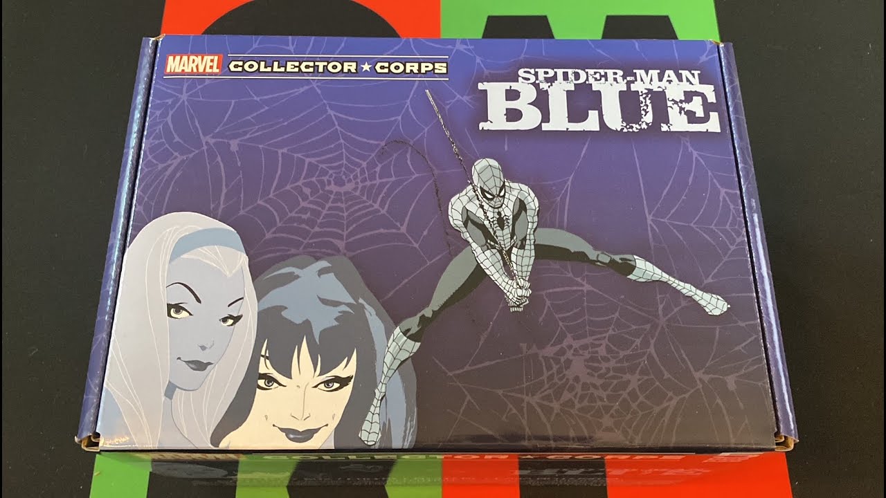 Amazon Funko Marvel Collectors Corps Box - January 2024 - Spider-Man Blue! 🕷️
