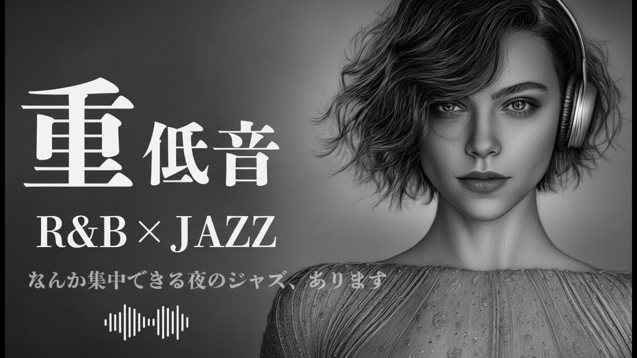 重低音 R&B×JAZZ｜探してた“落ち着き”、ここにあります