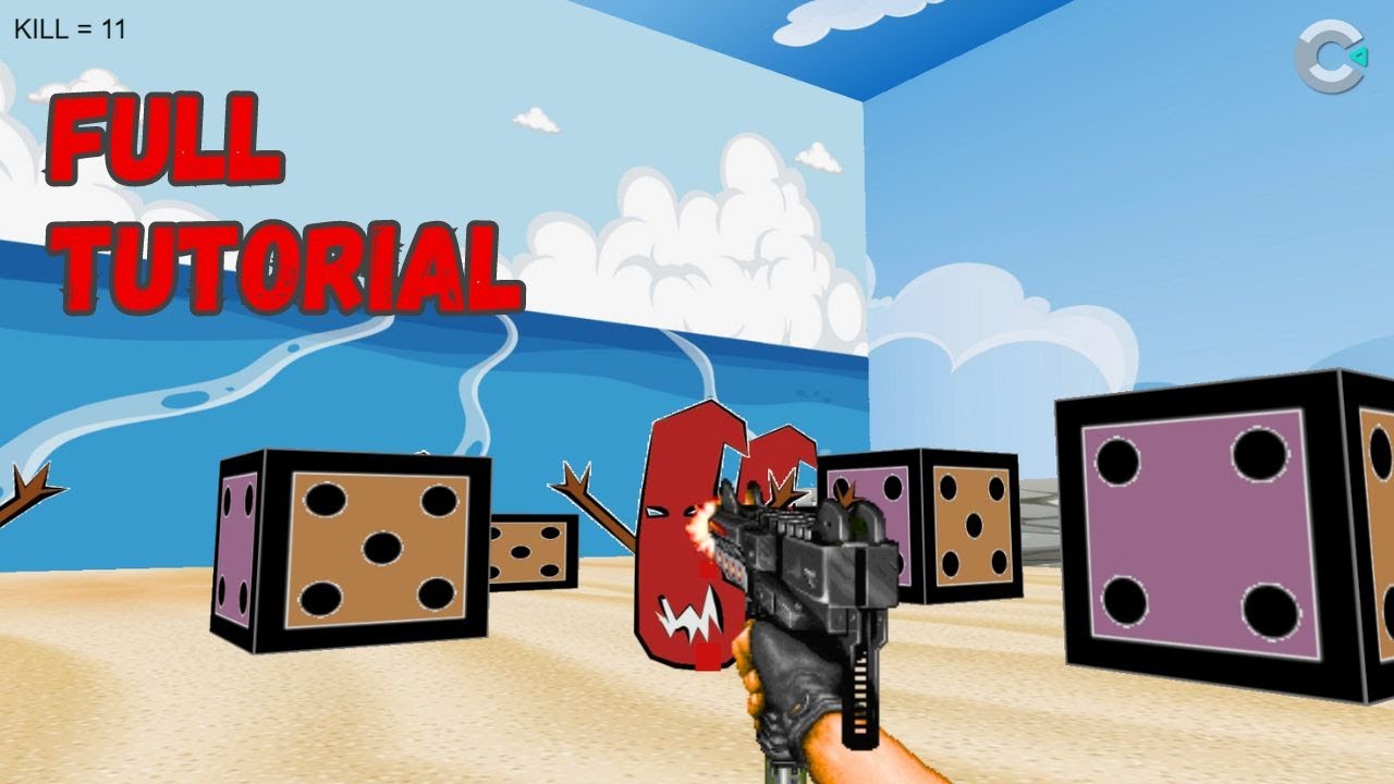Making a 3D FPS Game in Construct 3 - Full Tutorial