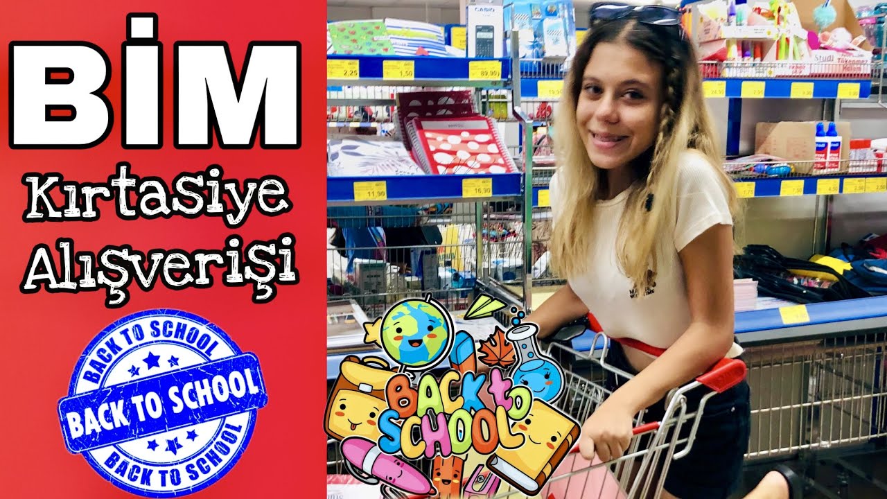 BİM OKUL ALIŞVERİŞİ | OKULA DÖNÜŞ BİM 2021 Back To School Sevimli Kardeşler Tv