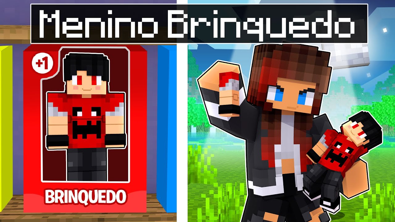 VALENTONA destruiu o GAROTO BRINQUEDO no Minecraft