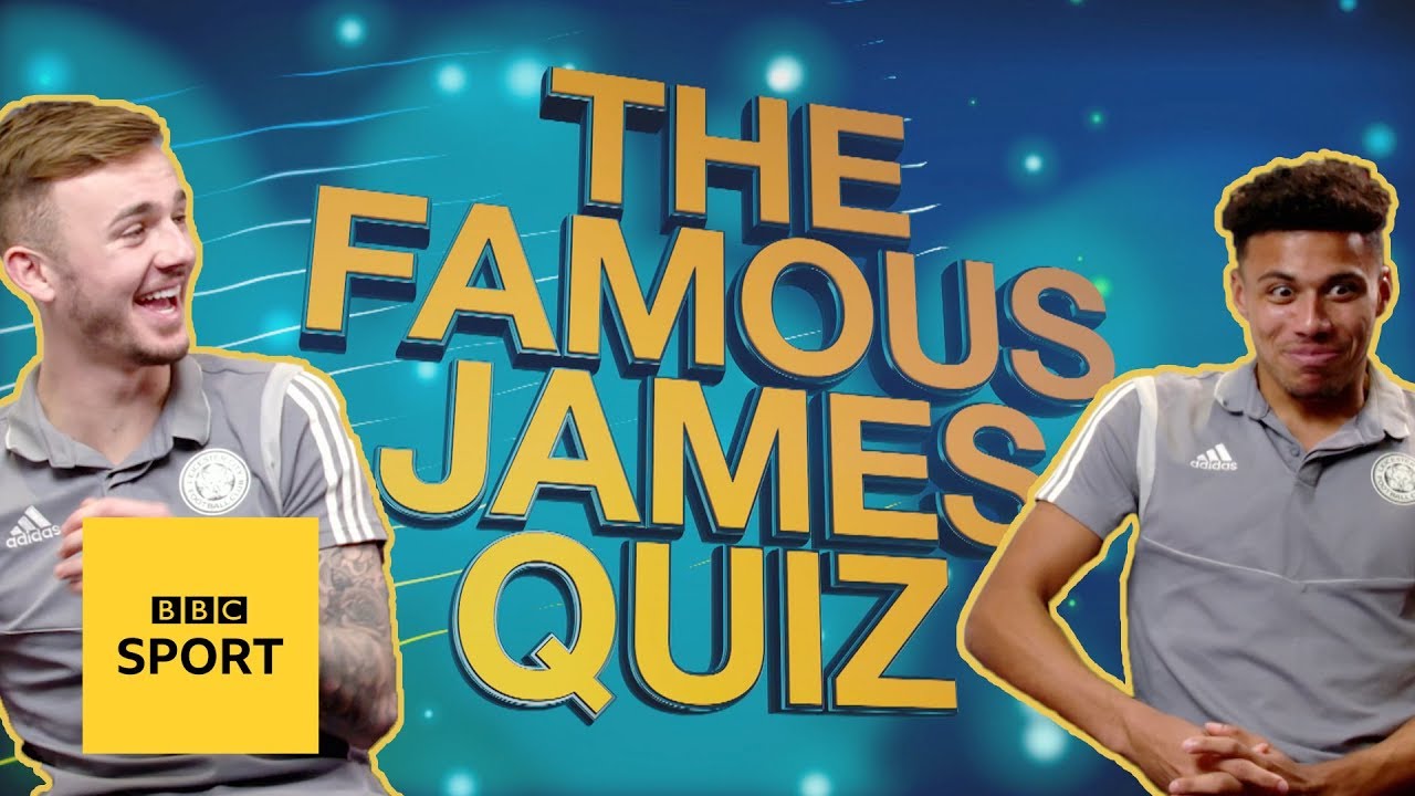 Leicester City's James Maddison & James Justin take the famous James quiz
