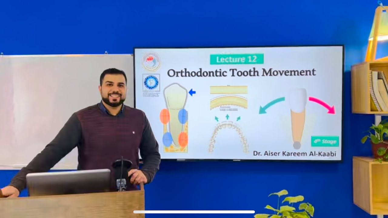 Orthodontic tooth movement lecture 12 part 1 تقويم الأسنان للمرحلة الرابعة