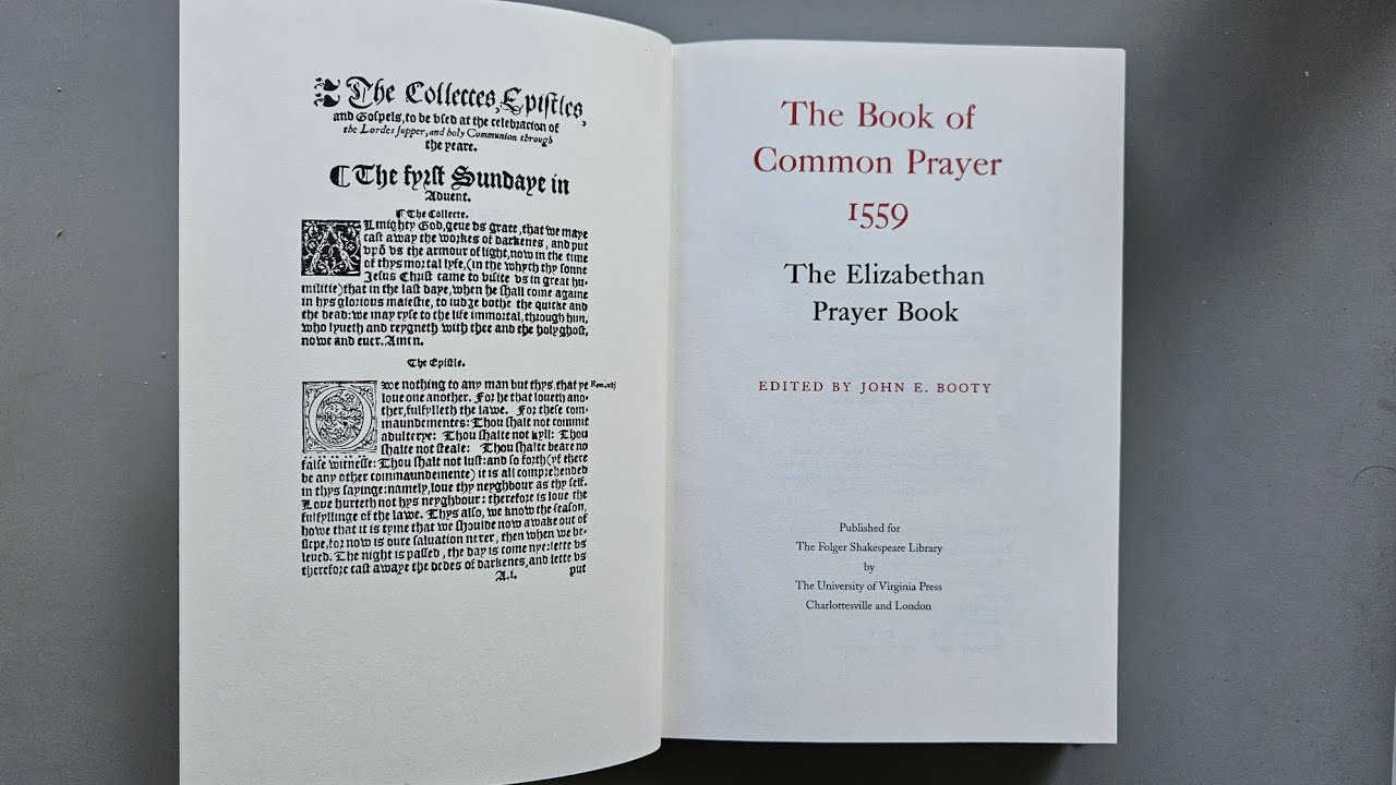 The 1559 Book of Common Prayer of Queen Elizabeth the First